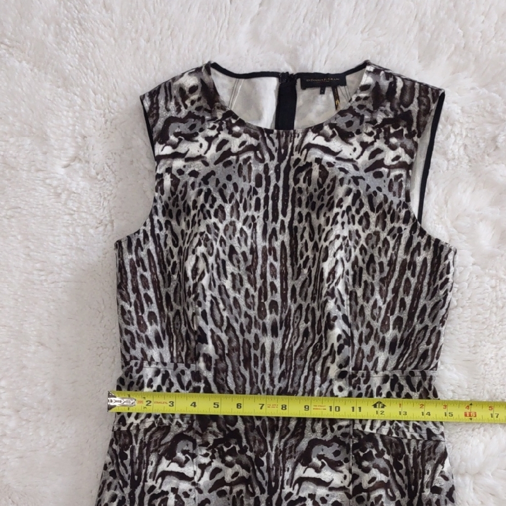 DONNAKARAN New York Leopard Print Sleeveless Dress - Picture 12 of 14